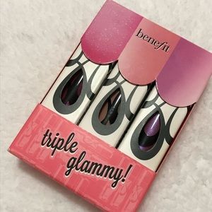 BNIB Benefit (3) Hi shine Lip gloss set limited